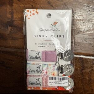 Copper Pearl Kids Binky Clips - Pink Floral Set